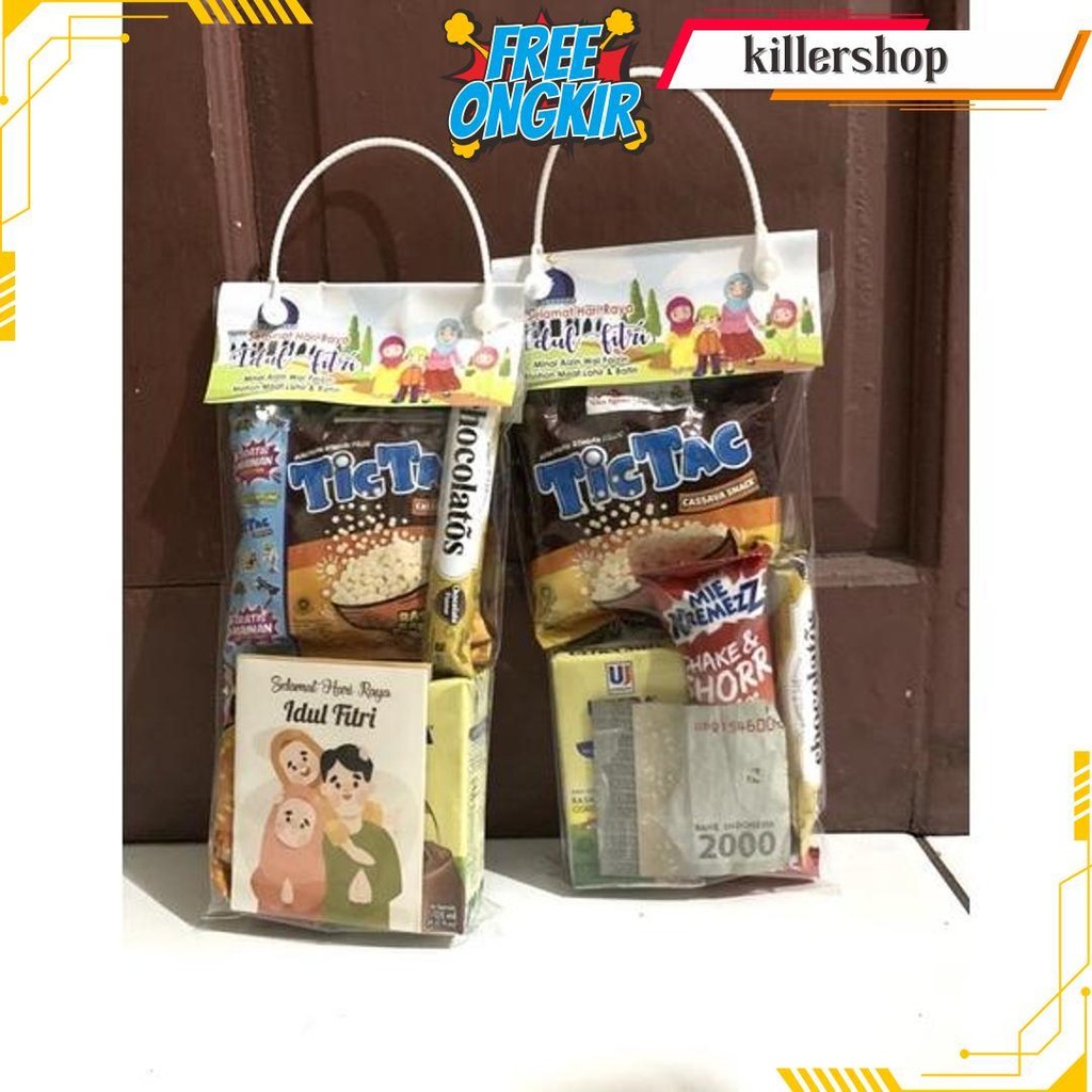 

[Isi 10Pcs] Plastik Snack Lebaran Idul Fitri 2025 Motif Muslim Karakter Murah Amplop Bingkisan Termurah Banget