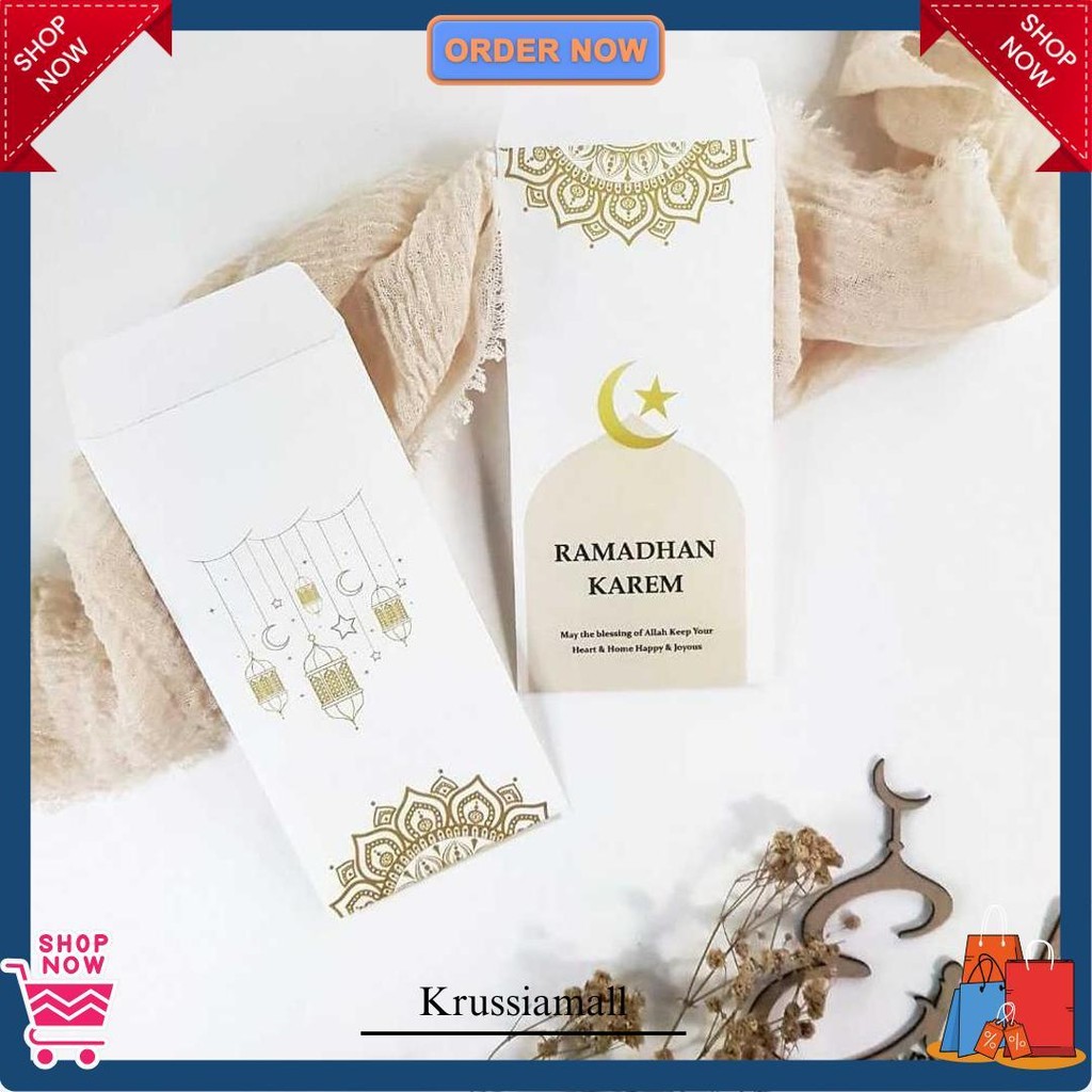 

Amplop Lebaran Angpao Ukuran Besar Bahan Tebal Isi 10 Lembar Siap Kirim