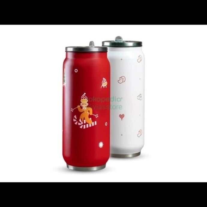 Promo Tumblr Tumbler Kopi Kenangan Tema Christmas Natal Xmas Termos Original