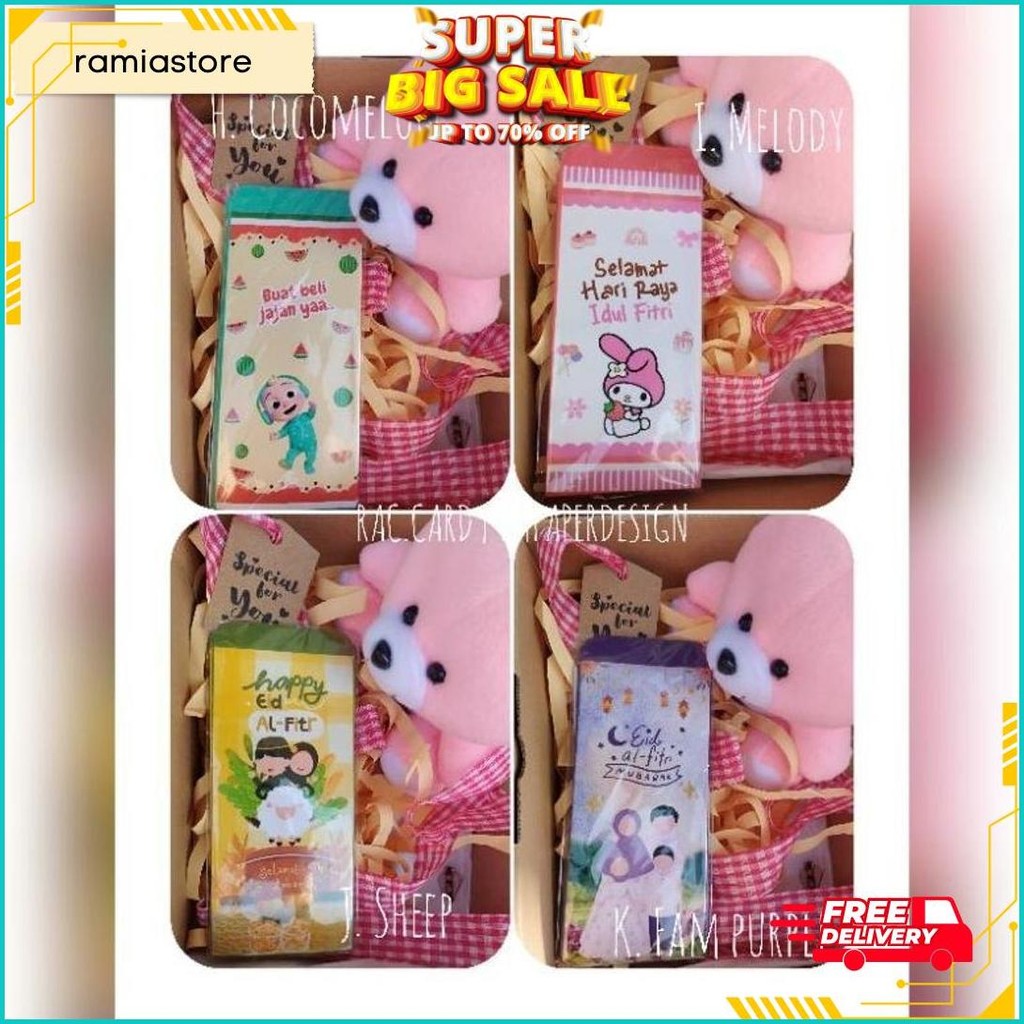 

(Jadian Isi 10 Pcs) Amplop Lebaran Panjang Motif Aesthethic Siap Jual Bisa Cod