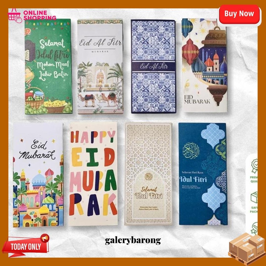 

[ Ready Stok] Amplop Lebaran Premium Exclusive Super Tebal / Amplop Idul Fitri / Amplop Hari Raya / Angpao Lebaran Bisa Cod