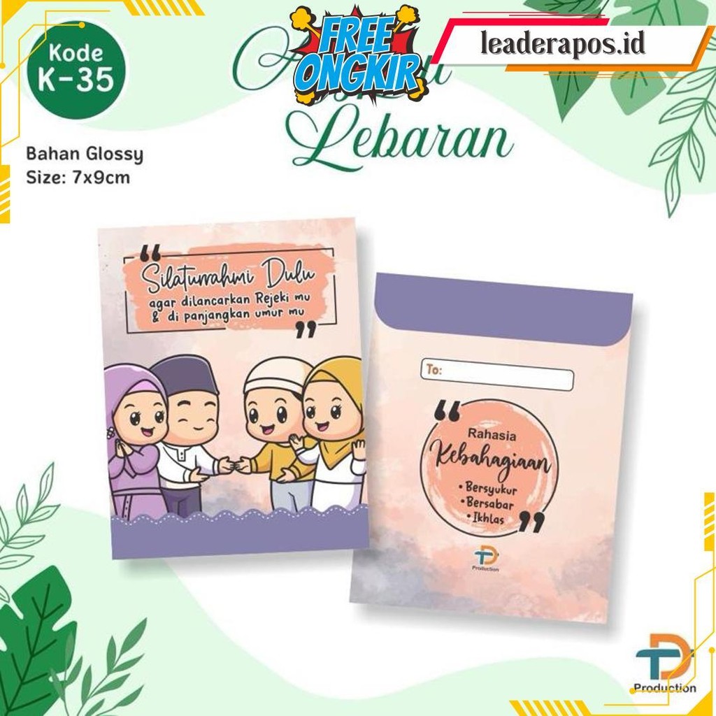

[Isi 10Pcs] Amplop Angpao Lebaran Kecil 7X9Cm Termurah Bisa Cod