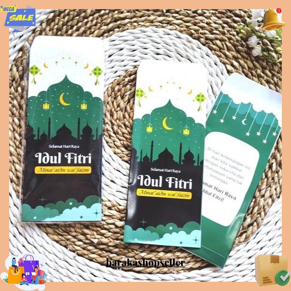 

Amplop Lebaran Panjang Amplop Lebaran Besar Motif 2025 - Isi 10 Bisa Cod