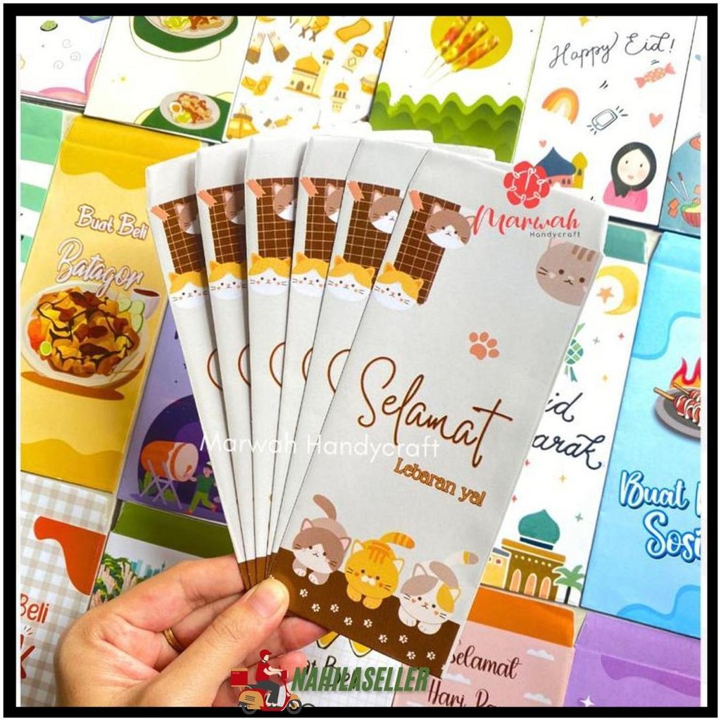 

Amplop Lebaran Motif Karakter Ukuran Besar Bahan Art Paper 120 Gsm Tebal Premium Amplop Idul Fitri Angpau Lebaran Termurah Banget