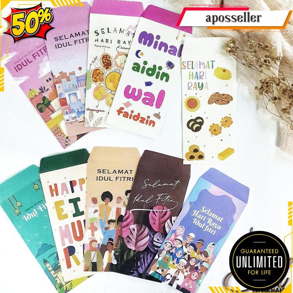 

[Isi 10 Lembar] Amplop Lebaran 2025 / Amplop Idul Fitri 2025 / Amplop Angpau Lebaran 2025 By. Tooke Gratis Ongkir