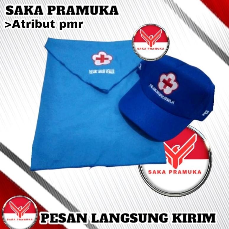 Slayer Syal PMR + TOPI Biru Bordir