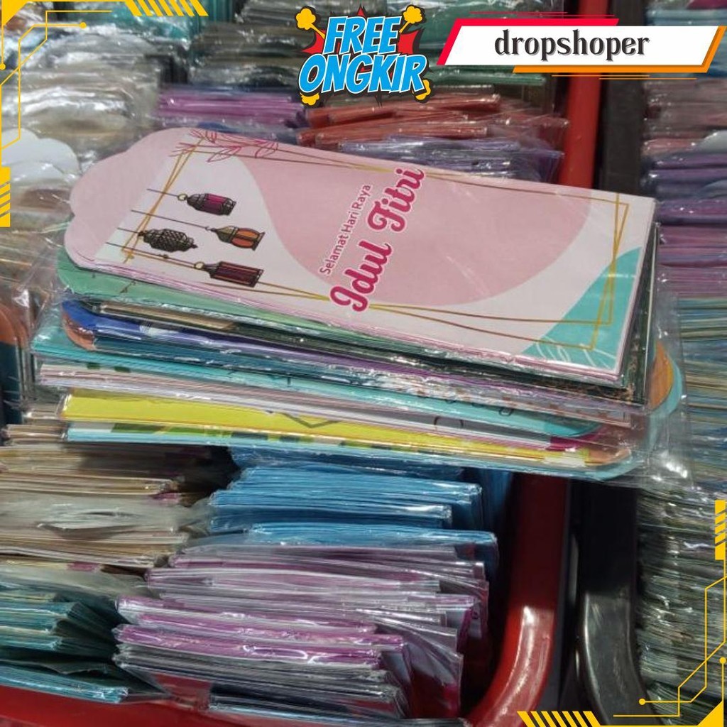 

80 Lembar Amplop Jumbo Lebaran Siap Jual Sudah Di Lem Original Produk
