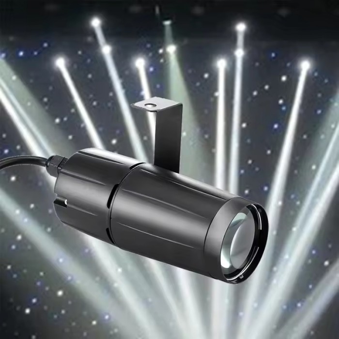 Lampu Sorot Lighting Panggung Led Disco Spotlight Merah Putih Biru