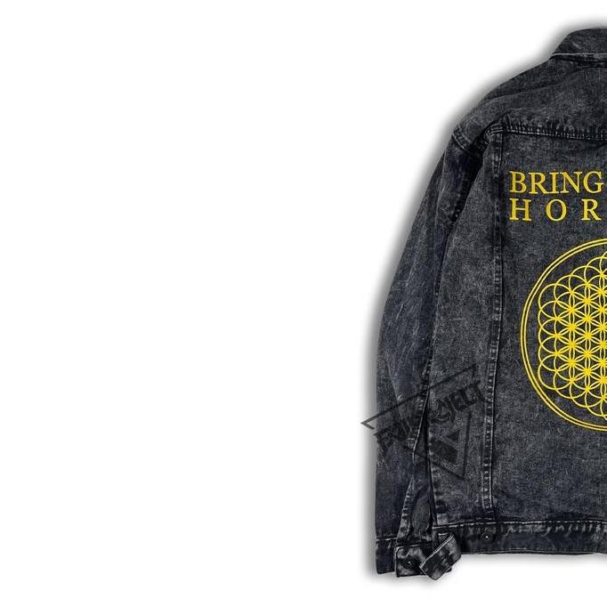 Sale Jacket Jeans Pria Jaket Jeans Patch Bordir Bring Me The Horizon