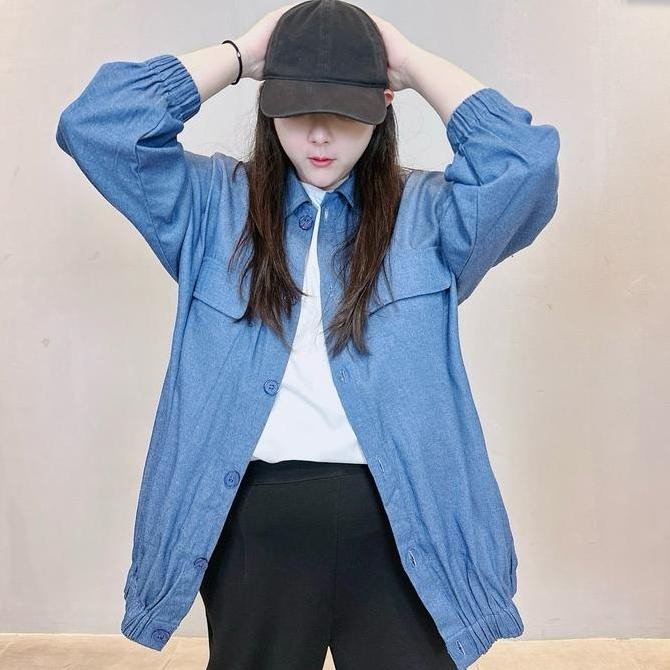 Grosir Denim It Up Jacket - Jaket Denim Korea Wanita