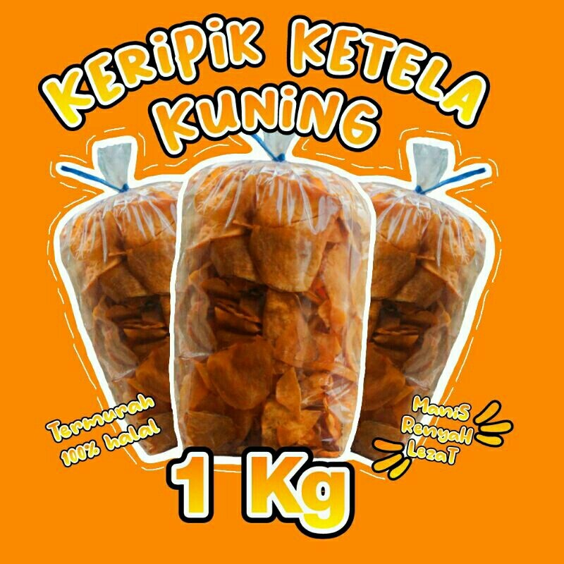 

TERMURAH keripik Ubi Kuning / Keripik Ketela Kuning Termurah!!!