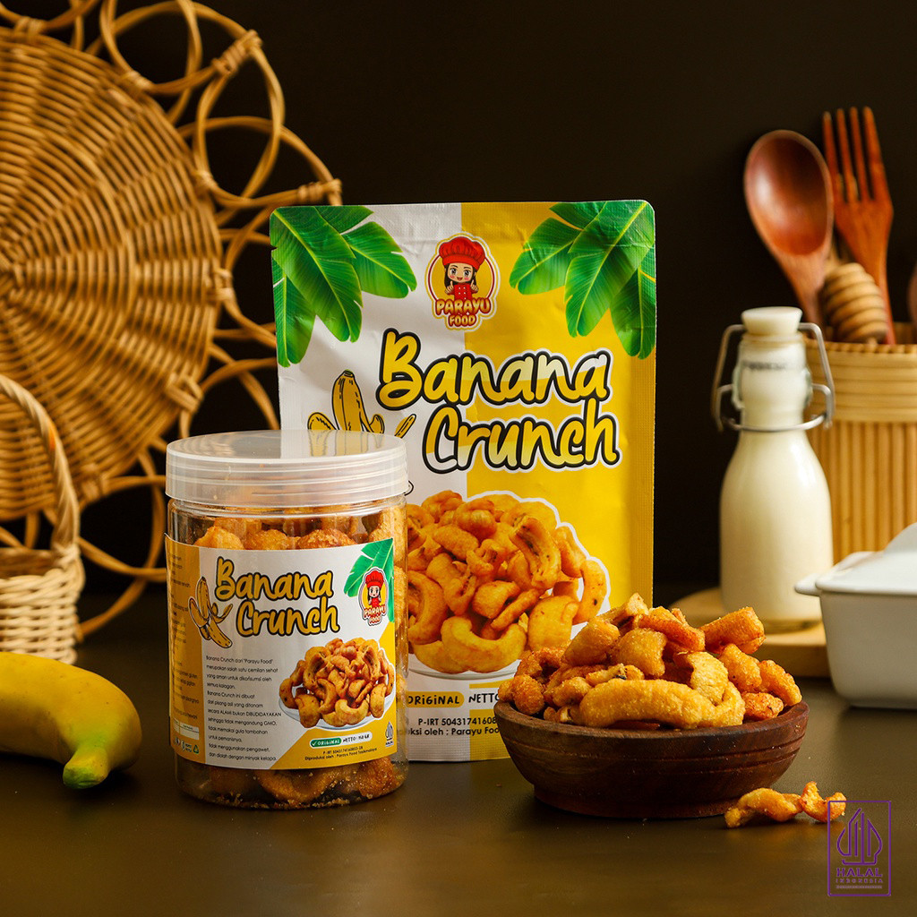 

pengiriman cepat Parayu Food - Banana Crunch - Keripik Pisang Parayu