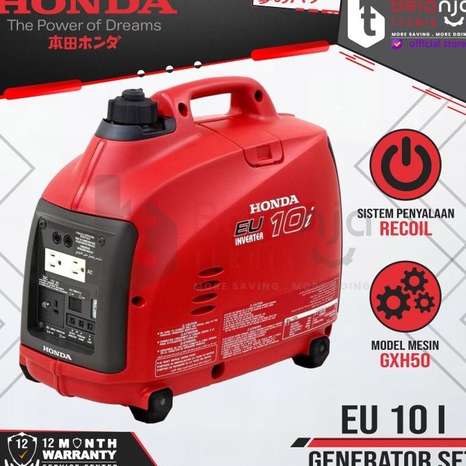 Mesin Genset Honda Silent EU 10I 900 Watt EU10I Generator Set EU 10 I