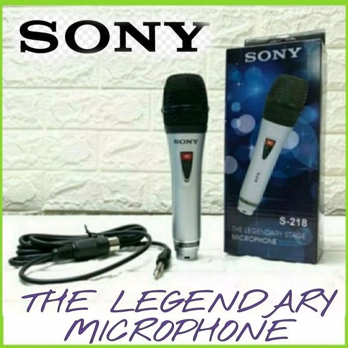 Mic Kabel Sony S 218 / Mic Sony Kualitas Bagus / Harga Grosir.