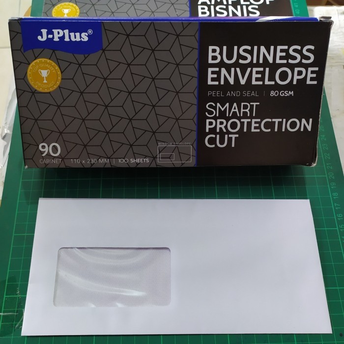 

amplop putih jendela kiri 90 j-plus