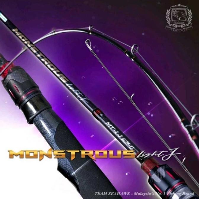 joran light jig seahawk monstrous ONE PIECE 621SP 621BC PE0.4-1.0 PE0.8-1.6 PE1.0-2.5 FREE PIPA rod 