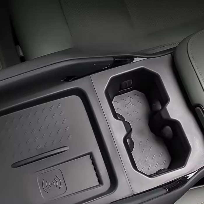 Terbaru Cover Pad Pelapis Pelindung Anti Baret Panel Tengah Wireless Charging Cup Holder Chery J6