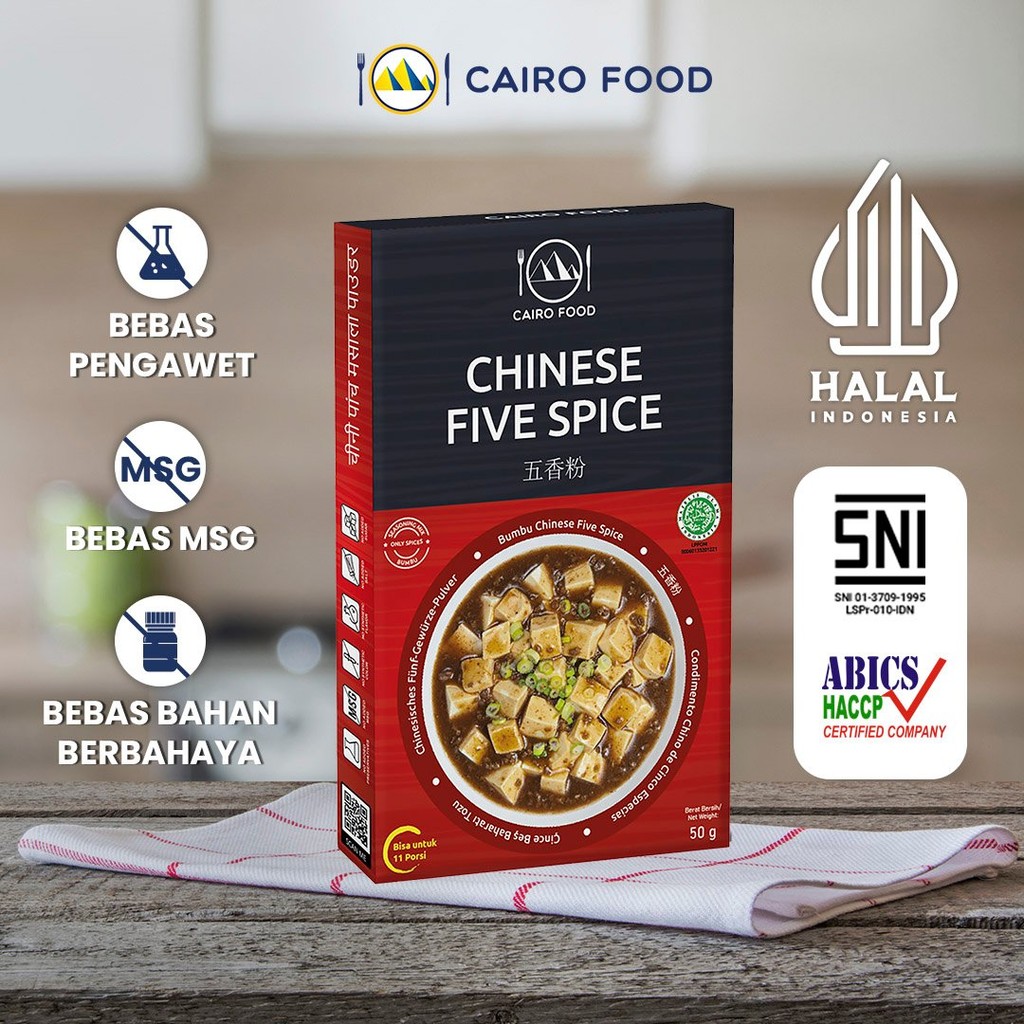 

Bumbu Chinese Five Spice Non MSG - Cairo Food