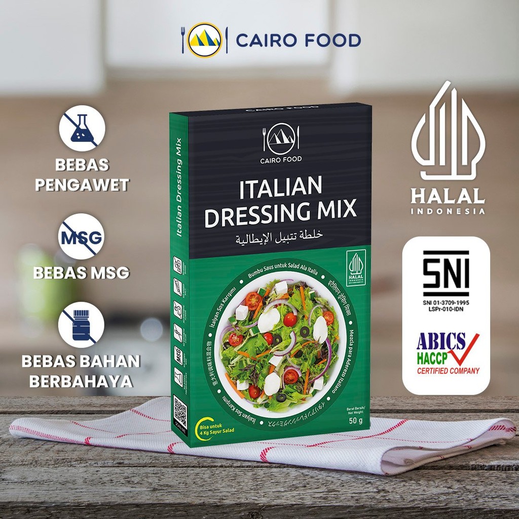 

Bumbu Italian Dressing Mix Non MSG - Cairo Food