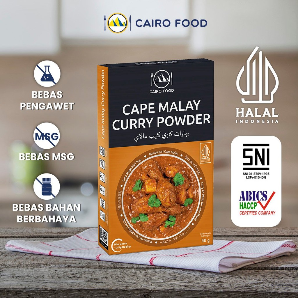

Bumbu Kari Cape Malay Non MSG - Cairo Food