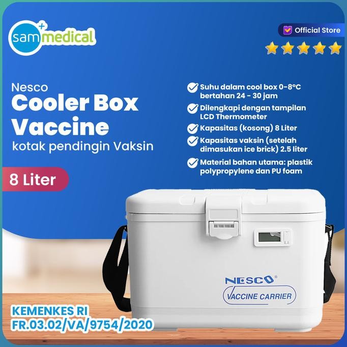Nesco Cool Box / Cold Chain Box Vaccine / Vaccine Carrier Box 8 Liter