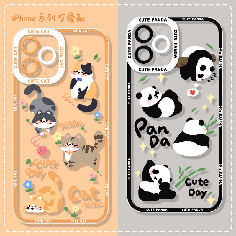 Fancy Panda Gaya Cina Casing Hp Samsung S25 Fe S24 Fe S25 Ultra S24 Ultra S21 Fe Note 20 Ultra M55 S