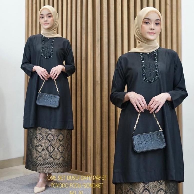 BERKUALITAS TUNIK BATU PAYET KAMARI, LONG TUNIK BATU PAYET, ORIGINAL KAMARI, LONG TUNIK KAMARI, LONG