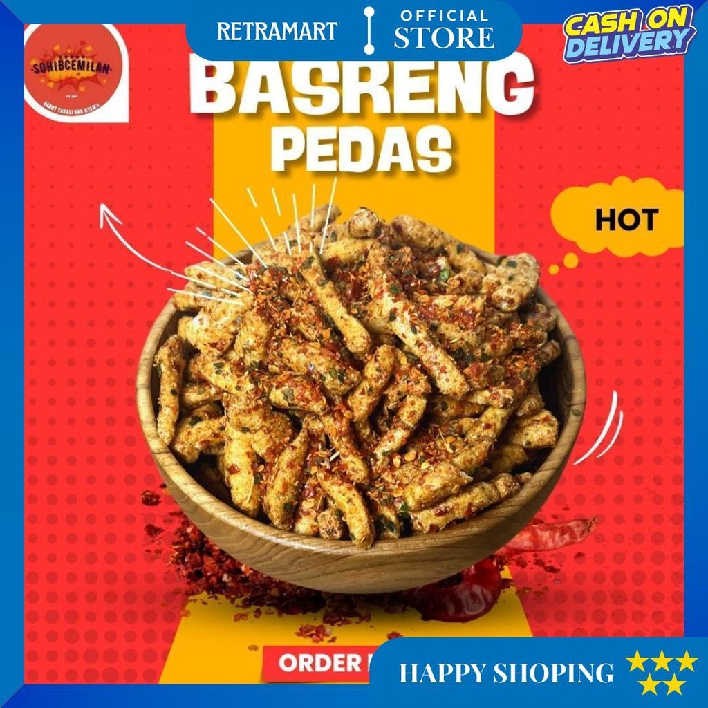 

Basreng Pedas Daun Jeruk 1/2Kg D Best Seller