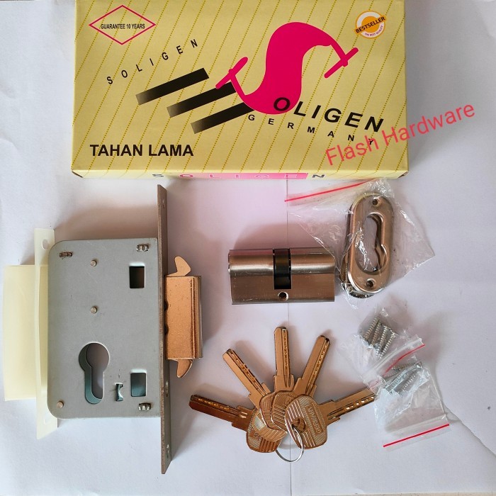 body kunci dorong pintu sliding soligen 514