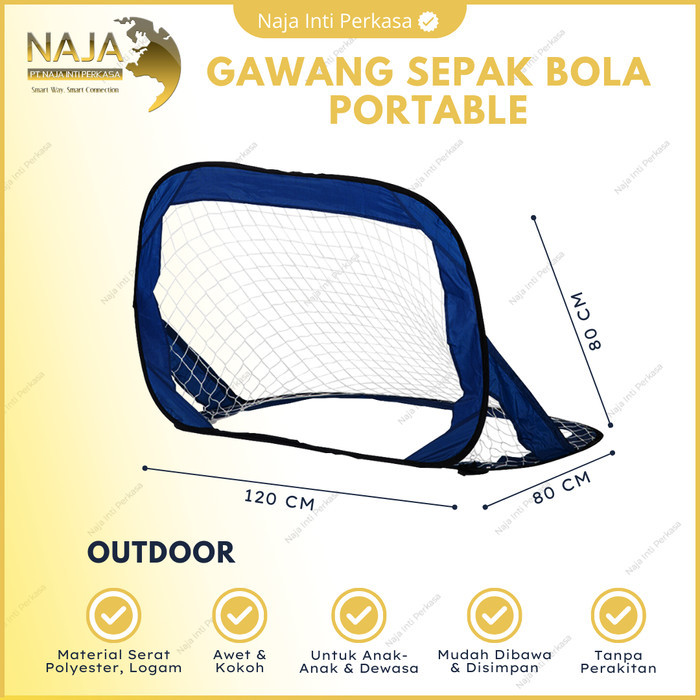 BISA TERMIN Gawang Sepak Bola Mini Soocer Goal Football Gawang Futsal Portable