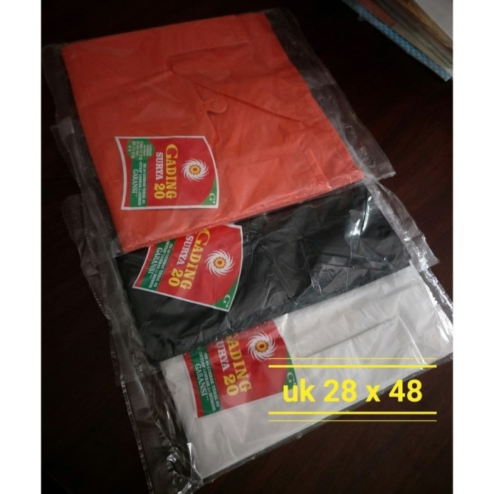 

Kresek Gading Uk 28 / Kantong Plastik Gading 28 Per Ikat