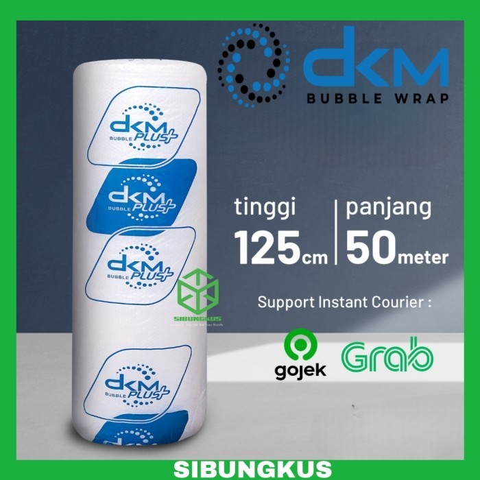 

Bubble Wrap Roll Putih Buble Warp Bening Tebal Premium 125X50