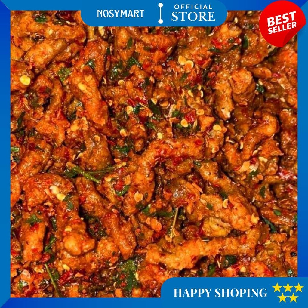 

Usus Krispi / Kripik Usus 500 Gram / 500Gram Usus Crispy Bumbu Pedas Daun Jeruk Mantap D Termurah