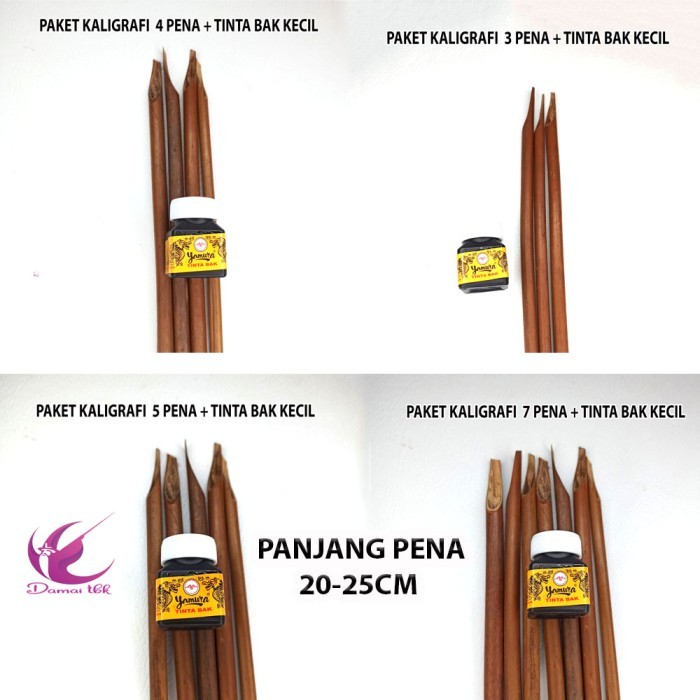 

Paket Handam 3 Pena / 4 Pena / 5 Pena / 7 Pena + Tinta Bak Kecil