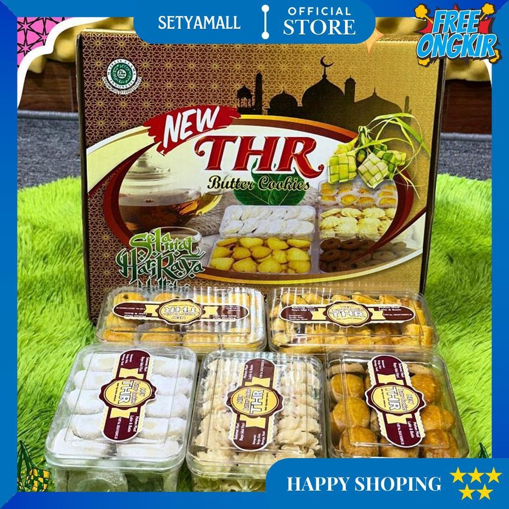 

Paket Kue Kering Lebaran Premium Nastar, Kastengel, Putri Salju Prima Jaya, Thr, Monasari Hampers Halal Bpom Parsel Kue Elegan Tahan Lama D Cod