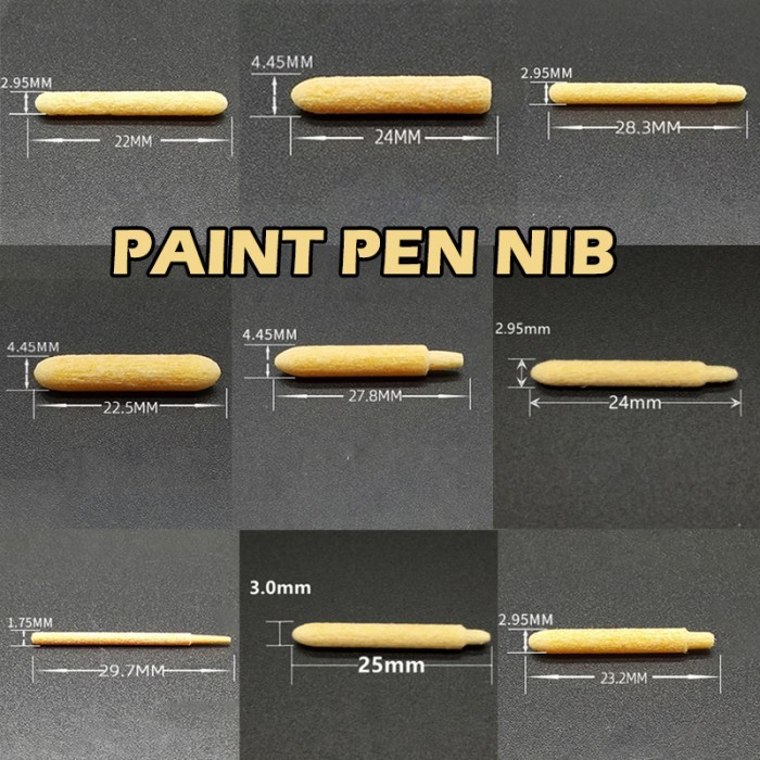 

PROMO! 10PCS Paint Pen Fine Nib Marker Nib Universal Refill Barrels Tube Liquid Chalk Markers Paint