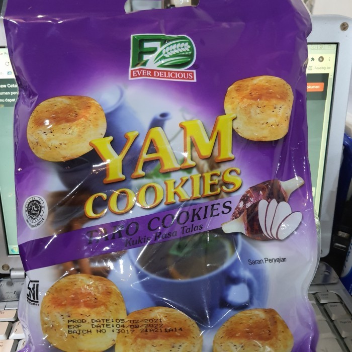 

Product Terlaris Yam Cookies Taro Cookies Kukis Rasa Talas