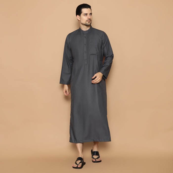 gamis jubah pria premium bahan import gamis exlusive pria