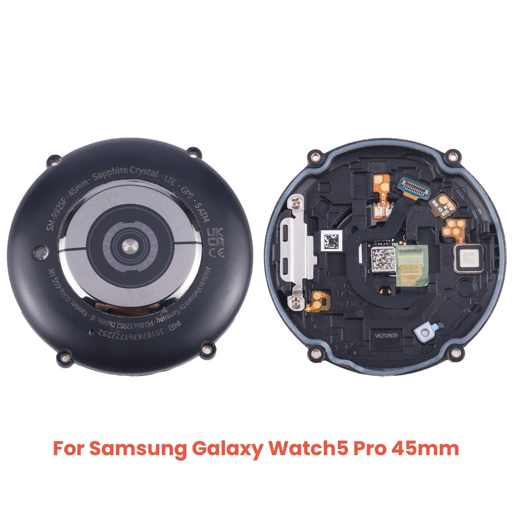 WEASH Samsung Galaxy Watch5 Pro Back Cover Full Assembly for Samsung Galaxy Watch5 Pro 45mm SM-R920 