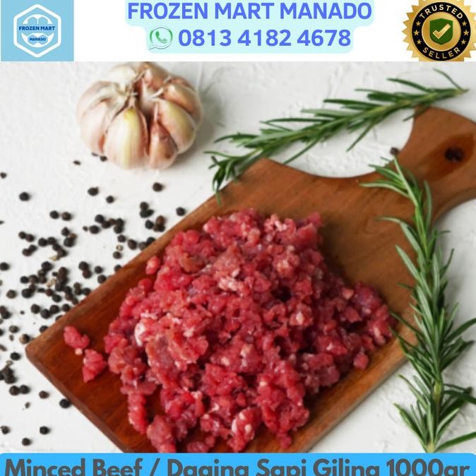 

Minced Beef Daging Sapi Giling 1000gr - Frozen Mart Manado alum