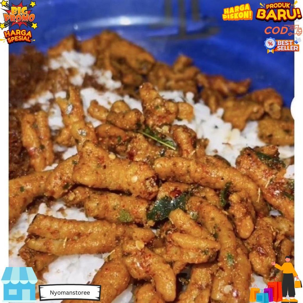 

Keripik Usus Pedas Cikruh / Pedas Bumbu Basah Daun Jeruk / Pedas Daun Jeruk 500 Gr D Cod