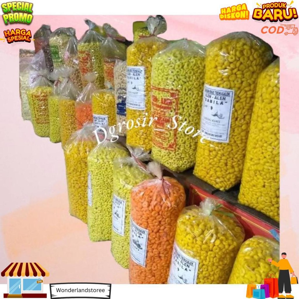 

Alen Alen/Aneka Snack Jajanan Khas Trenggalek [ 1 Kg ] D Termurah