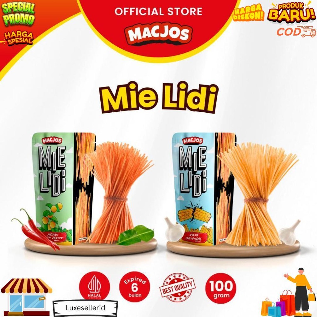 

Macjos Cemilan Paket Tester 30Pcs - Isi 4 Varian Produk D Sale