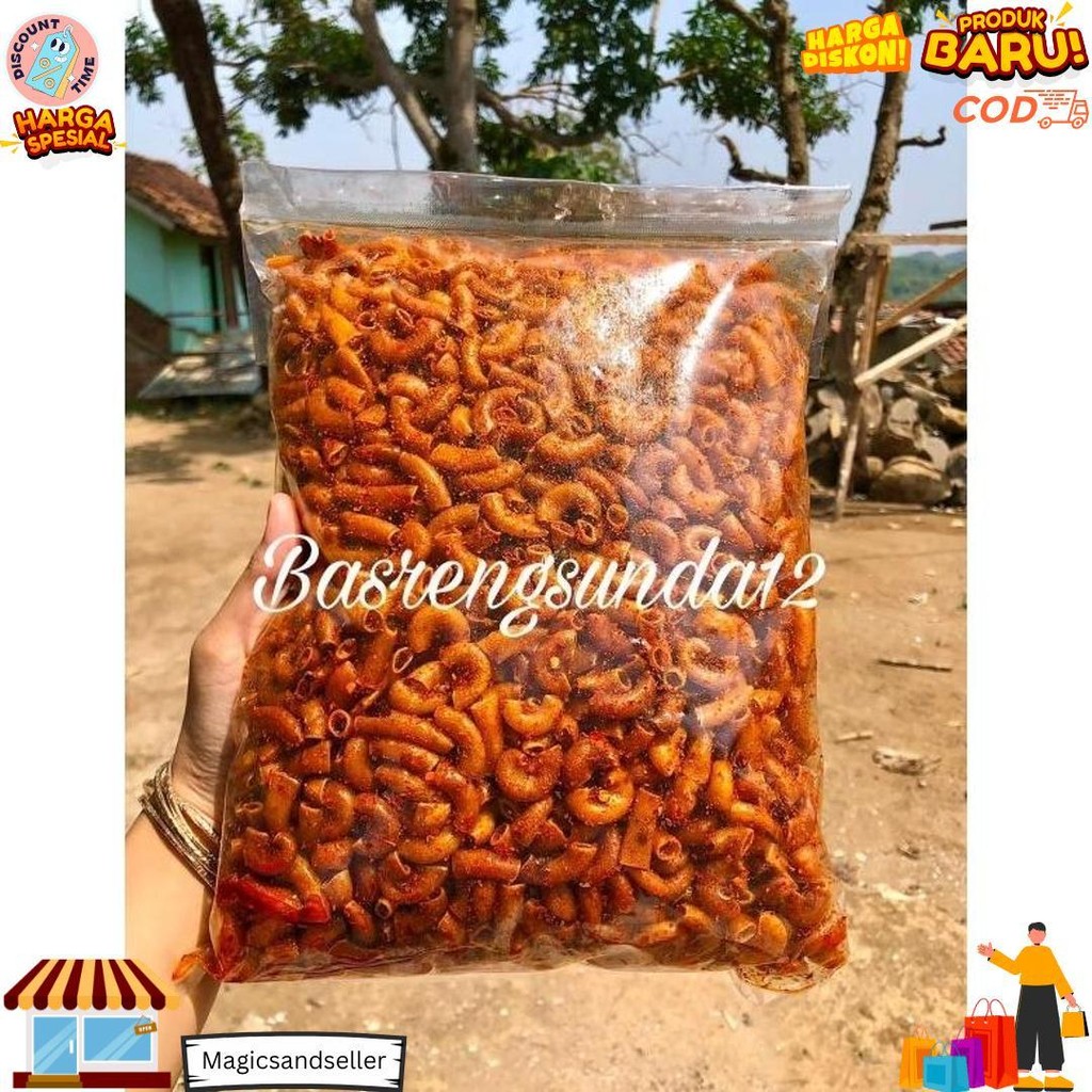 

Makaroni Bantat Kriuk Extra Pedas Daun Jeruk Isi 1 Kg Promo D Cod
