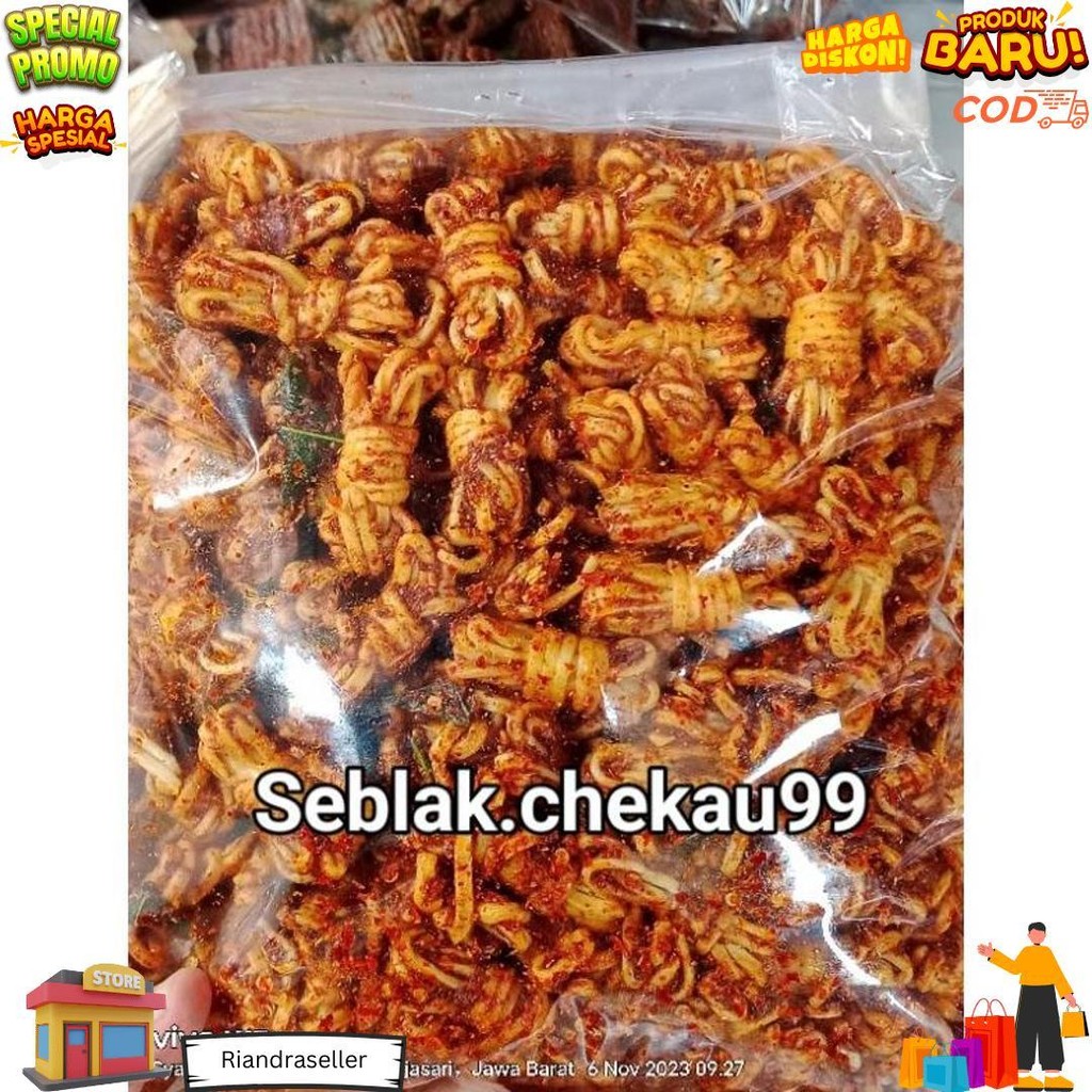 

Promo 500Gr Seblak Viral Mie Gulung Extra Pedas Daun Jeruk D Termurah