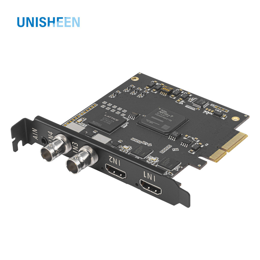 ALKHZABAN Zoom 1080p OBS Vmix Wirecast Streaming 4 Channel HDMI SDI Broadcast PCI Express HD Video C