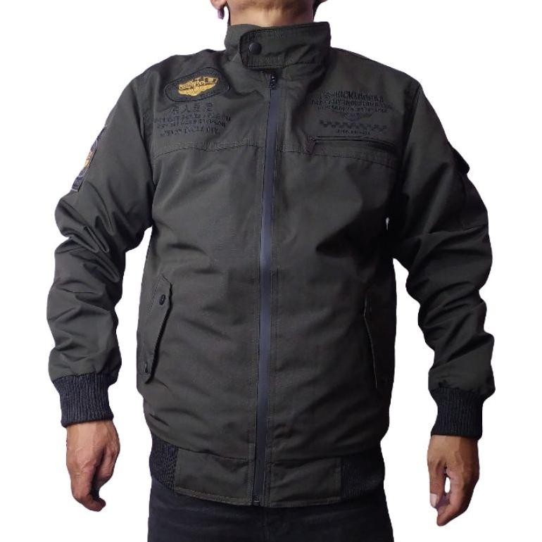 Jaket Bomber Pria KICKZOOGAR Jacket motor