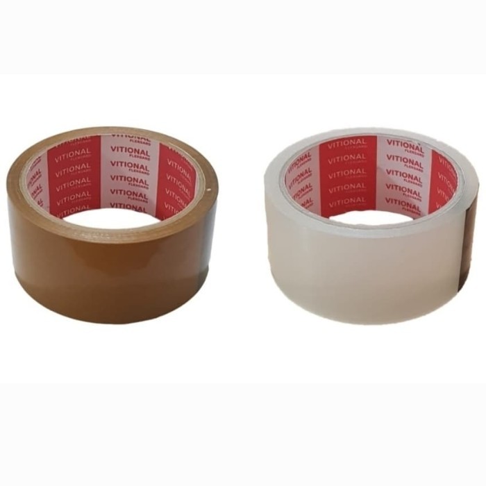 

6 Pcs (1 Slop) Vitional Htm Lakban Opp 2" 45mm 40 Yards / Solasi