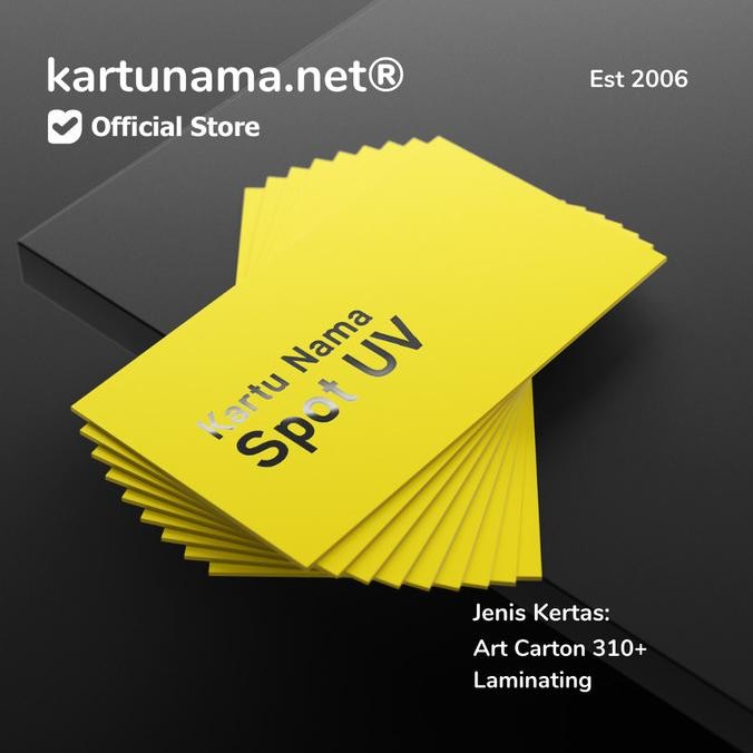 

PROMO / Kartu Nama Spot UV Non COD
