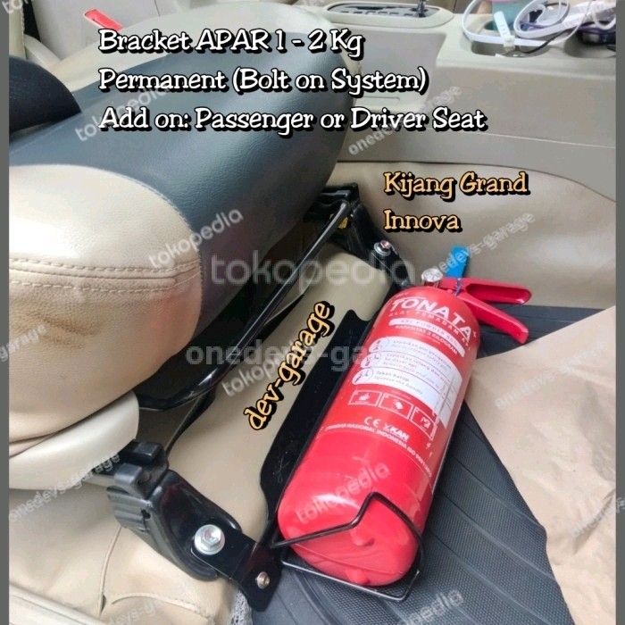 Bracket Dudukan Apar Di Kaki Jok Mobil Kijang Grand Innova